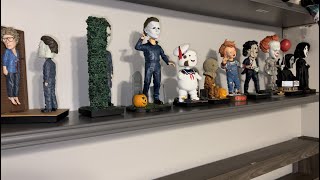 Insane Horror Bobble Head Collection NECA and ROYAL BOBBLES [upl. by Tivad]