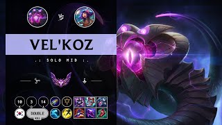 VelKoz Mid vs Neeko  KR Master Patch 1410 [upl. by Esilehc]