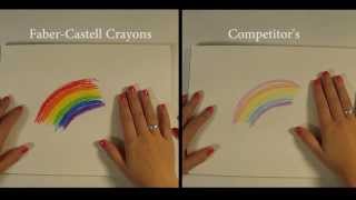 Beeswax Crayons vs Other Crayons [upl. by Dukey]