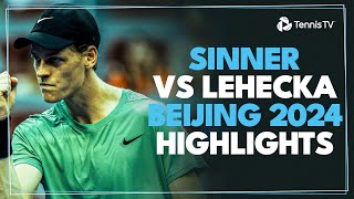 Jannik Sinner vs Jiri Lehecka Highlights  Beijing 2024 [upl. by Leighton]