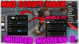 Murder Mystery 2 ScriptHack GUI MobilePC  Auto Farm Coins Kill All ESP Silent Aim amp More [upl. by Essirehc105]