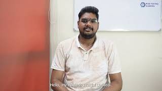 Pranjal from JIIT  Noida  Foundation in VLSI Testimonial [upl. by Kippy]