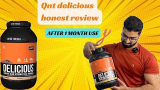 Qnt delicious whey protein review Hindi  Honest review [upl. by Regan]