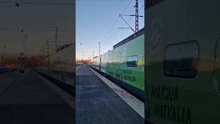 Finnish Pendolino departs Helsinki [upl. by Ennaeus54]