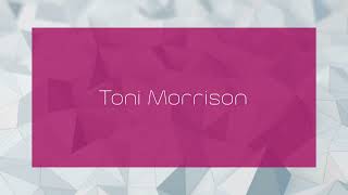 Toni Morrison  appearance [upl. by Yup]