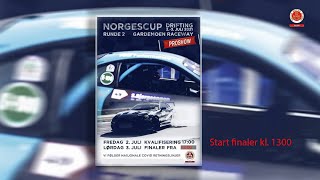 Norgescup Drifting  Gardermoen Raceway 3 juli 2021 [upl. by Emawk893]