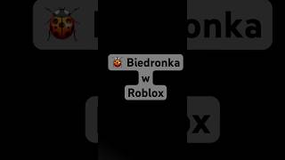 Biedronka 🐞 w Robloxe Biedronka biedronka roblox [upl. by Atterrol78]