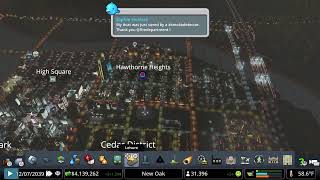 Cities Skylines remastered ON PS5 GAMEPLAY grid city [upl. by Ahsead210]