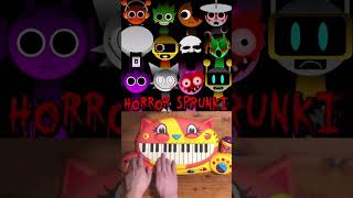 Sprunki Horror Theme on Cat Piano [upl. by Lon106]