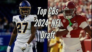 Top Cornerbacks In The 2024 NFL Draft  With Highlights [upl. by Yrotciv]