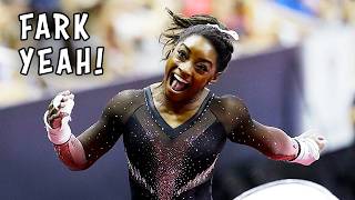 “Spready to the Underworld”  Simone Biles Gymnastics Ozzy Man Reviews [upl. by Genna513]