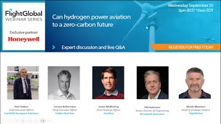 FlightGlobal Webinar  Can hydrogen power aviation to a zerocarbon future 25092024 [upl. by Andonis]