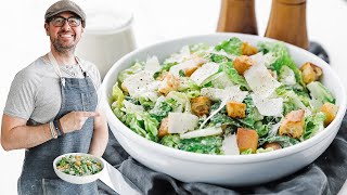 Classic Homemade Caesar Salad Recipe [upl. by Eresed]