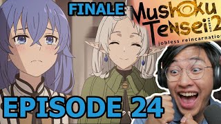 THE MOST BEAUTIFUL MOMENT ARRIVES  SEASON 3   Episode 24  Mushoku Tensei Season 2 REACTION [upl. by Dow79]