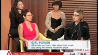 CNA Primetime Morning Interview Tessera allfemale jazz band [upl. by Peery]