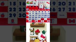 DIY Hello kitty 2022 Calendar How to make Hello kitty calender Desk Calendar shorts [upl. by Komsa594]