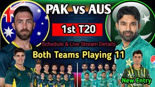 Pakistan vs Australia T20 2024 schedule  Pakistan vs Australia 2024 Venue Pak vs Aus T20 2024 live [upl. by Publia]