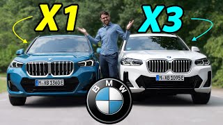 BMW X1 vs X3 comparison REVIEW M Sport [upl. by Idaline]