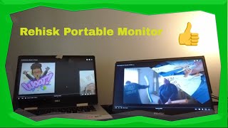 Rehisk Portable Monitor Unboxing amp Setup [upl. by Raynata]