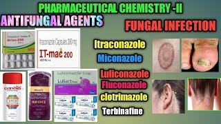 antifungal agents I pharmaceutical chemistryII imidazole triazoles griseofulvin [upl. by Edd226]