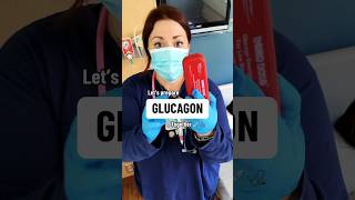 ⚠️ GLUCaGON  GLUCose is GONe in the patient 💉🍬 hypoglycemia glucagon lowbloodsugar nurse [upl. by Farl]