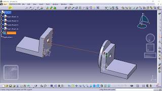 Simple Assembly in CATIA V5 [upl. by Danuloff452]