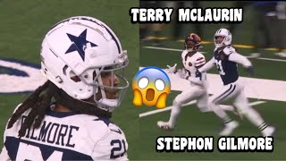 Terry McLaurin Vs Stephon Gilmore amp Daron Bland 🔥 Cowboys Vs Commanders 2023 highlights WR Vs CB [upl. by Keary]