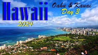 Hawaii  Day 3 Hiking Diamond Head Crater [upl. by Grenier]