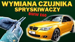 BMW E60 Wymiana czujnika spryskiwaczy czujnik poziomu płynu spryskiwaczy  E90 E87 F10 X3 X5 VLOG [upl. by Massab347]