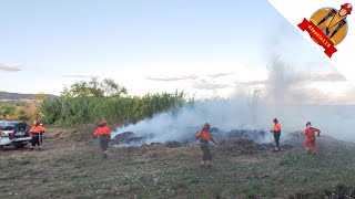 PROTEZIONE CIVILE Antincendio Boschivo AIB 2020 Helmet Cam Fire Fighting [upl. by Ggerg]