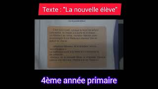 Texte La nouvelle élèvequotmodule14ème année primaire [upl. by Eissoj]