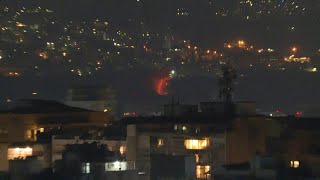 Renewed Israeli strikes on southern suburbs of Beirut  AFP [upl. by Myrna]