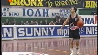 16021994 1ST SEMIFINAL KORAC CUP PANIONIOS  PAOK 8385 [upl. by Aggie]