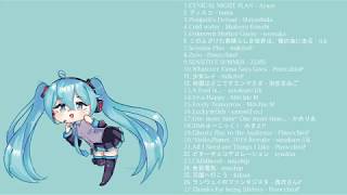 Hatsune Miku songs I listen while drawing  playlist [upl. by Ellerrehc81]