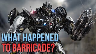 What Happened to Barricade in Transformers EXPLAINED [upl. by Weinstein]