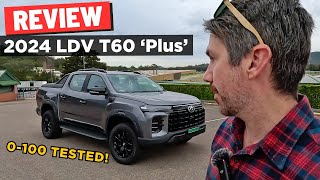 2024 LDV T60 Max Plus review 0100 amp POV test drive [upl. by Marlin]