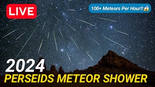 Watch Live Perseids Meteor Shower from India 2024  12 August [upl. by Keram]