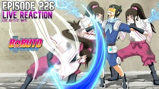 🔥DENKI VS TSUBAKI🔥🍀BORUTO  EPISODE 226  REACTION Replay du Live🍀 [upl. by Anurag756]