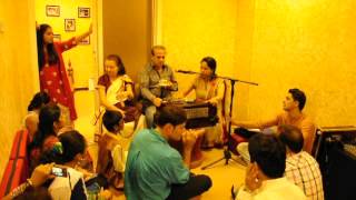 Shri Suresh WadkarJi takes class in Ajivasan UAE [upl. by Aehtorod962]