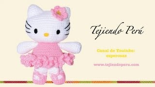 Hello Kitty tejida a crochet amigurumi Parte 2 cuerpo [upl. by Aldridge]