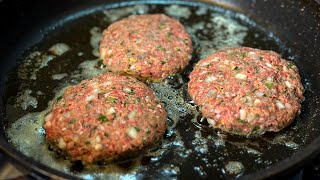 Minced meat with onions is tastier than steak They are very tasty the best recipe for dinner [upl. by Nrevel849]