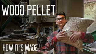 wood PELLET  How Its Made factory and machines tour [upl. by Sucramrej]