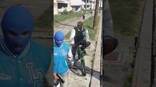 Crip Takes Gang Green Members Bike…😳😈 crips gtasa gtarp gtarpclips von kingvon bike gta5 [upl. by Lamberto]