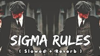 Sigma Rule Slowed And Reverb  Bad Boy Attitude Song  New Lofi Song 2024 lyrics song [upl. by Enileme490]