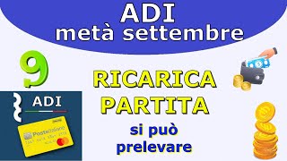 Pagamento Ricarica ADI metà settembre 2024  Edizione Estate [upl. by Dlopoel]