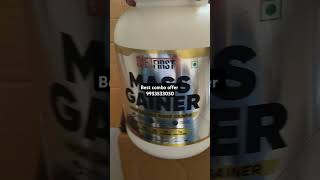 Mass gainer dietfirst massgainer creatine gainingweight musclegain musclegaindiet dietplan [upl. by Yduj]