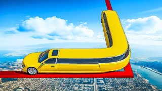 Cars vs Turns in GTA 5 [upl. by Eecrad]