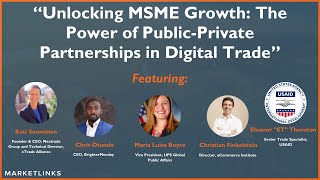 Unlocking MSME GrowthThe Power of PublicPrivate Partnerships in Digital Trade [upl. by Sotsirhc]