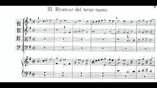 P da Palestrina Ricercare del terzo tuono for recorder quartett AATB [upl. by Bever]