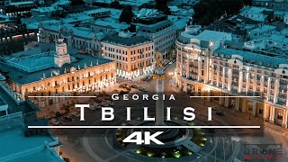 Tbilisi Georgia 🇬🇪  by drone 4K [upl. by Rebmeced]